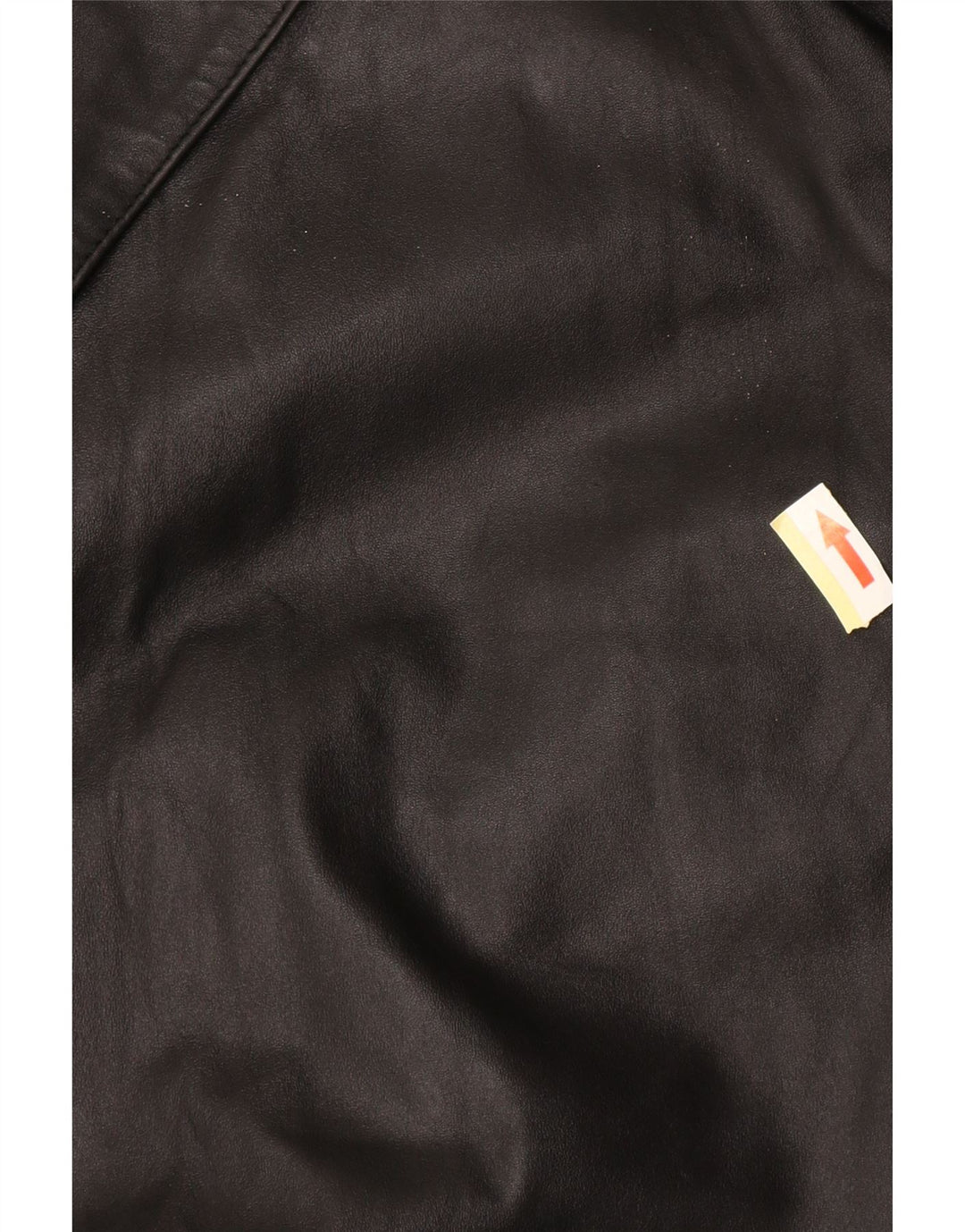 Мужское кожаное пальто EU 50, большое черное кожаное