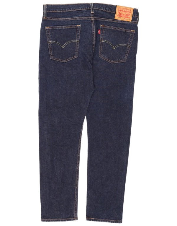 Мужские джинсы скинни Levi's 510 W34 L30 темно-синие, хлопковые классические