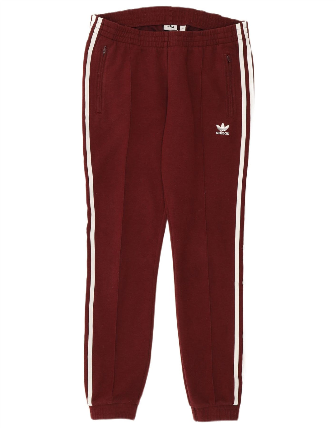 Женские спортивные брюки Adidas Joggers UK 10, малый бордовый полиэстер