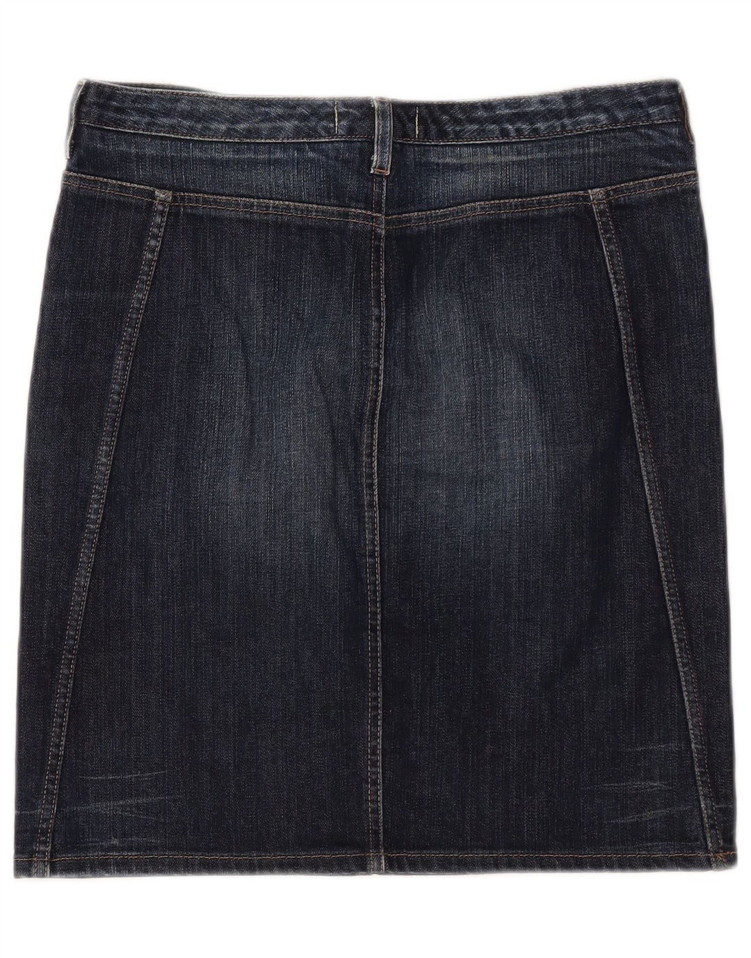 Женская джинсовая юбка Benetton IT 44 Medium W32 Темно-синяя, хлопок