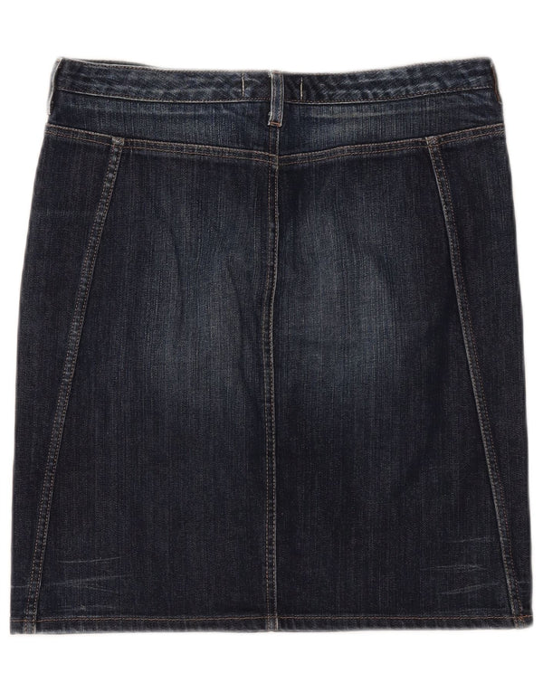 Женская джинсовая юбка Benetton IT 44 Medium W32 Темно-синяя, хлопок