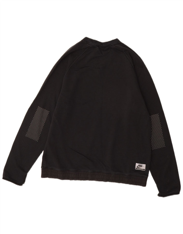 Мужской свитер NIKE, большой хлопковый джемпер в черную полоску