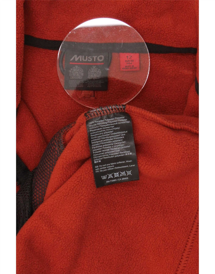 Женская флисовая куртка Musto UK 12, средний оранжевый полиэстер