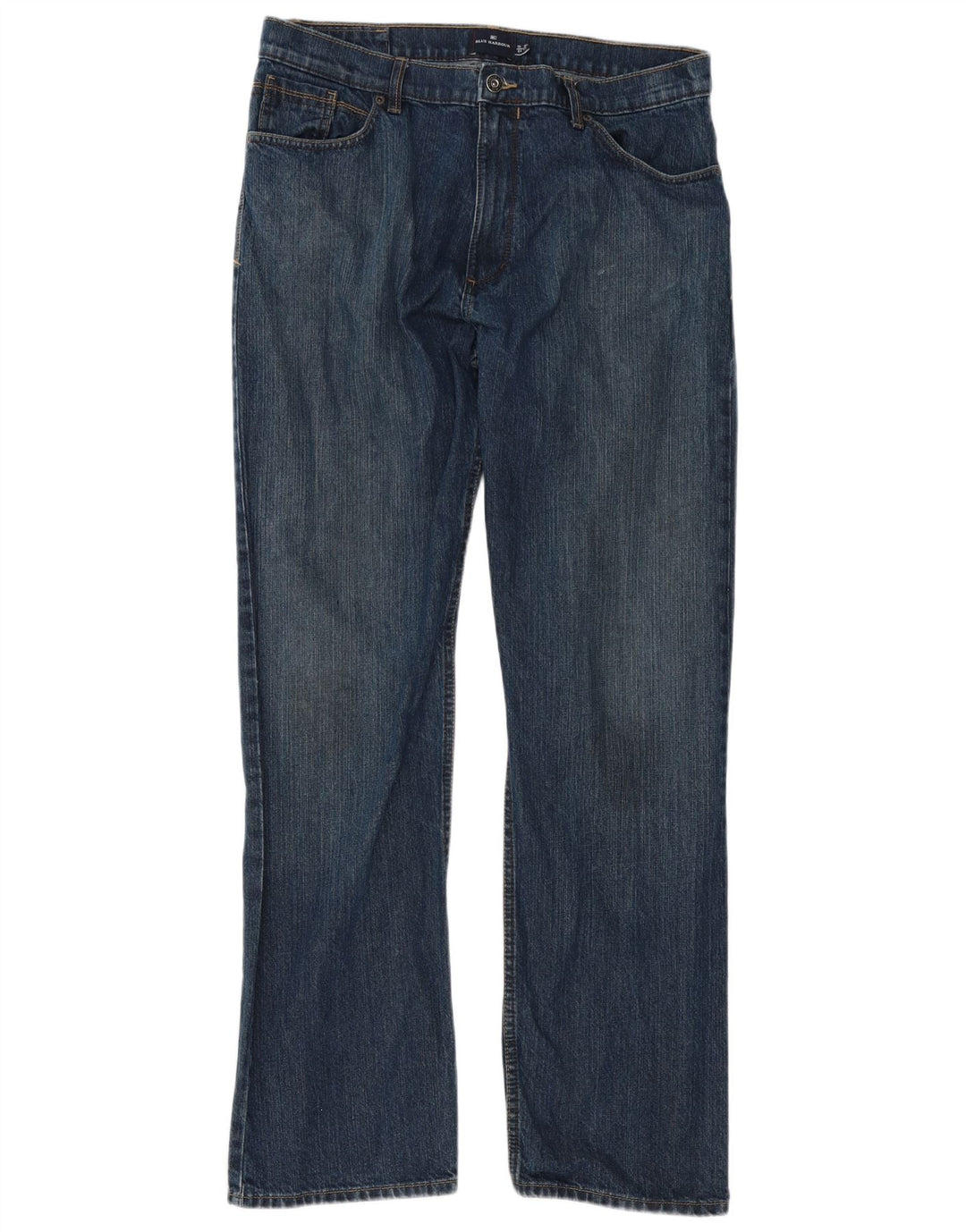 Мужские прямые джинсы Marks & Spencer Blue Harbour W36 L33, синий хлопок