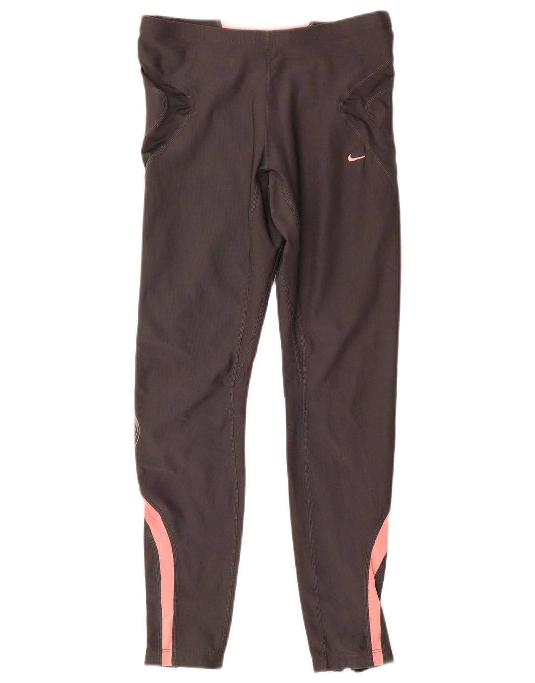 Женские леггинсы Nike Dri Fit UK 10/12, средний серый цвет с цветными блоками