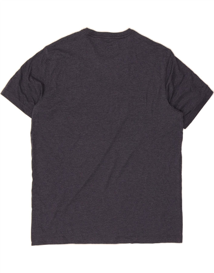 EDDIE BAUER Mens Graphic T-Shirt Top Large Navy Blue Cotton Vintage Eddie Bauer and Second-Hand Eddie Bauer from Messina Hembry 