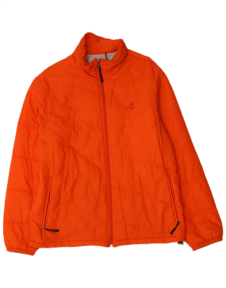 TIMBERLAND Мужская стеганая куртка UK 42 XL Оранжевый нейлон
