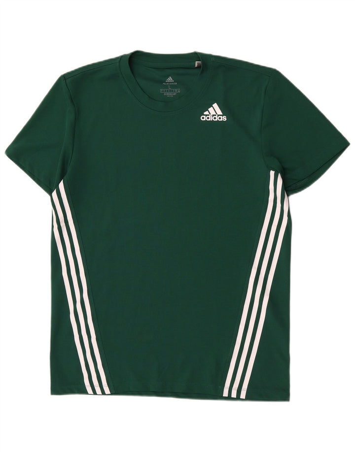 Мужская футболка Adidas Aeroready, большой зеленый полиэстер