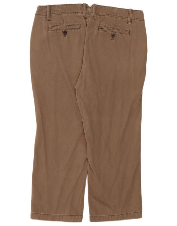 Женские капри Eddie Bauer США 8, средние W34 L23, бежевые, хлопок