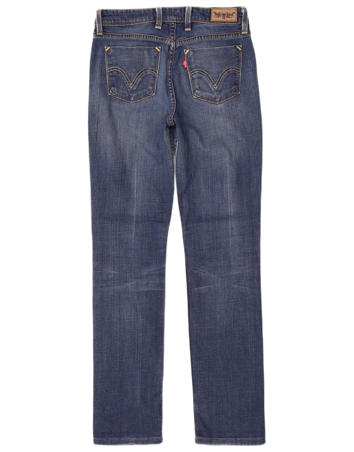 Женские узкие джинсы Levi's W29 L30 синие, хлопок