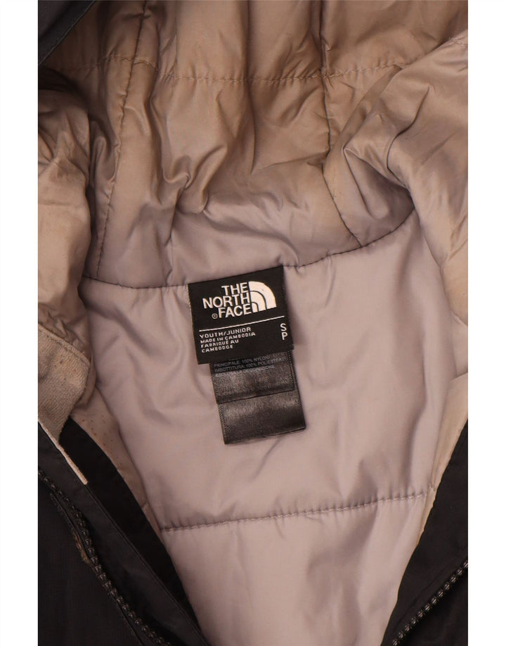 Стеганая куртка с капюшоном для мальчиков The North Face, маленький размер, черный полиэстер, 7–8 лет