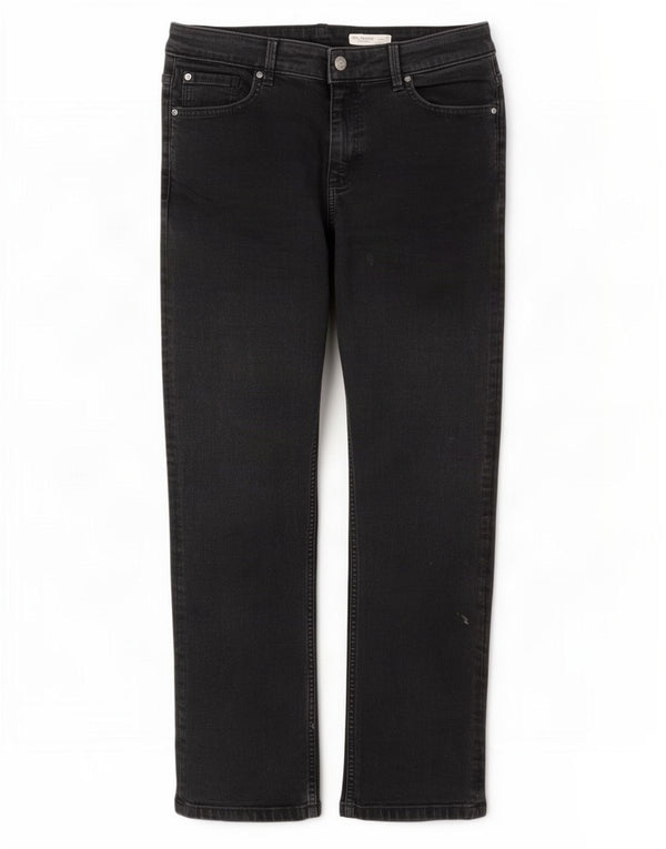 Женские прямые джинсы Marks & Spencer The Sienna UK 14, большие W30 L30, черные