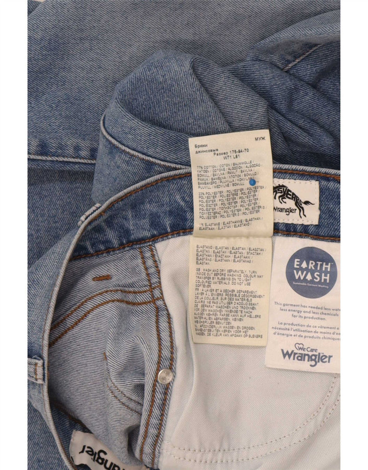 Мужские джинсы Wrangler Larston Slim W28 L32, синий хлопок