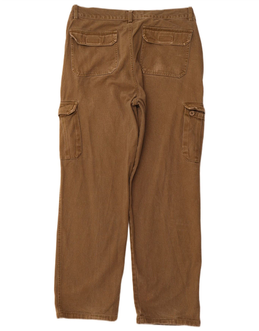 ВИНТАЖНЫЕ мужские прямые брюки карго EU 52 XL W36 L30 хаки, хлопок