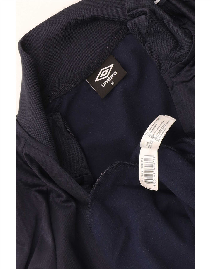 Мужской спортивный костюм Umbro, верхняя куртка, средний темно-синий, полиэстер с геометрическим рисунком