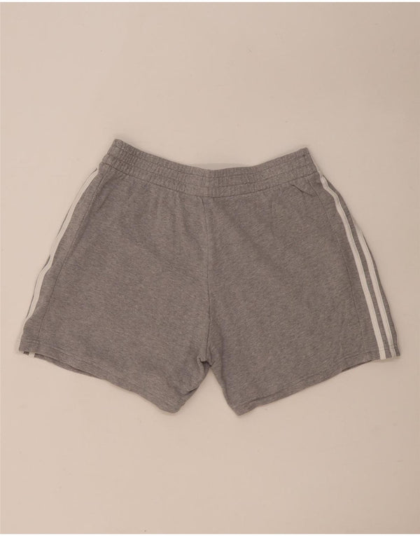 Мужские спортивные шорты Adidas XL, серый хлопок с крапинками