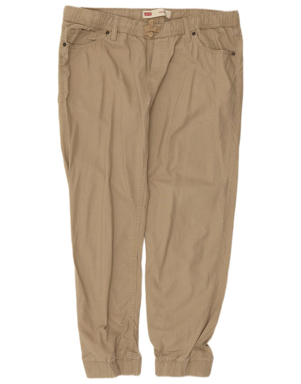 Levi's Boys Husky Joggers Повседневные брюки 14-15 лет, большие W36 L27 Бежевые