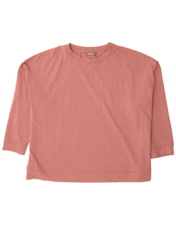 Женский свитер оверсайз VINTAGE UK 22 3XL, розовый полиэстер