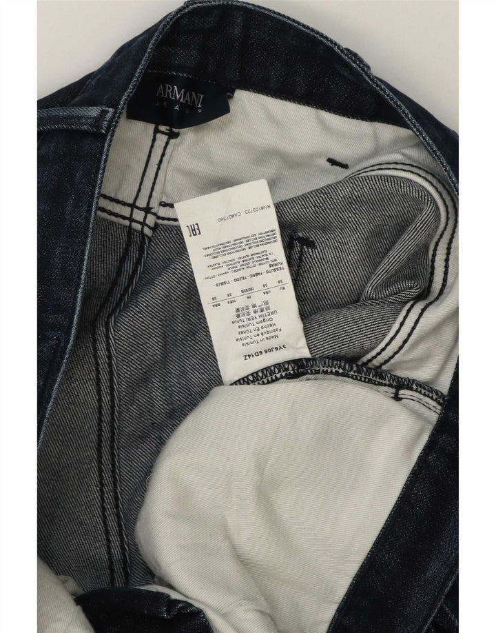 Мужские джинсы Armani Slim W38 L34 Темно-синие, хлопок