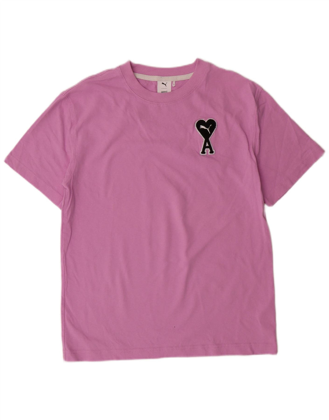 Мужская футболка с рисунком Puma, маленький розовый хлопковый топ