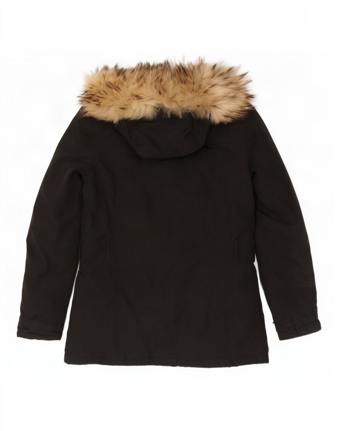Женская стеганая куртка с капюшоном Woolrich UK 10, маленькая, черная