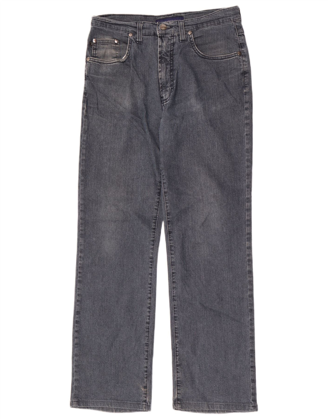 Женские прямые джинсы Trussardi W30 L29 синие, хлопок