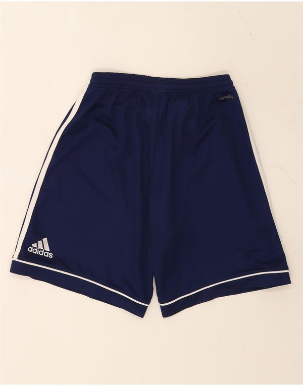 Мужские спортивные шорты Adidas Climalite, маленькие, темно-синие, полиэстер