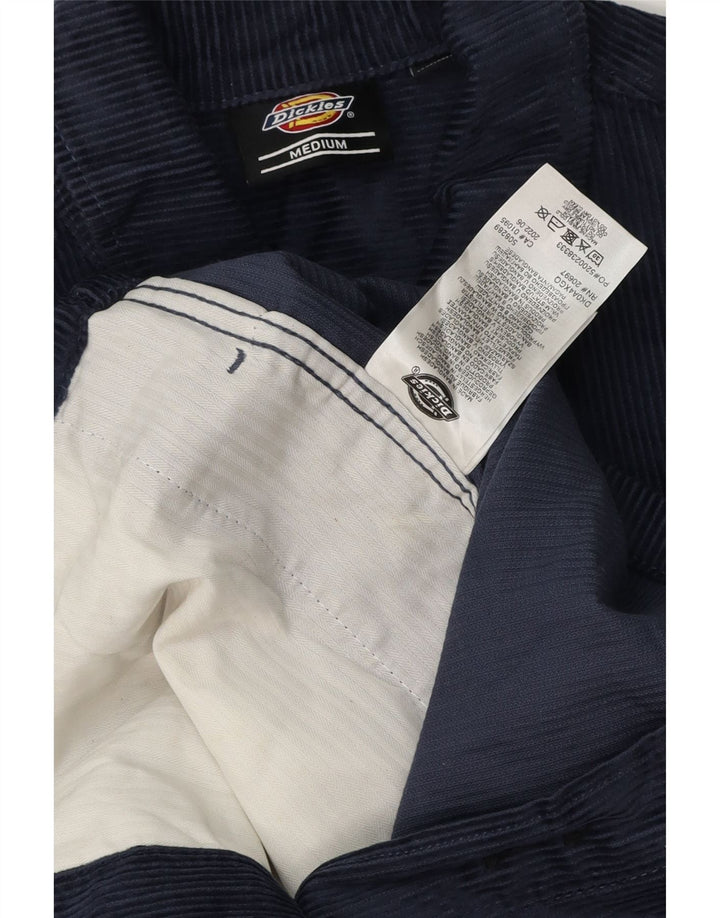 Мужская вельветовая рубашка Dickies среднего размера, темно-синяя, хлопок