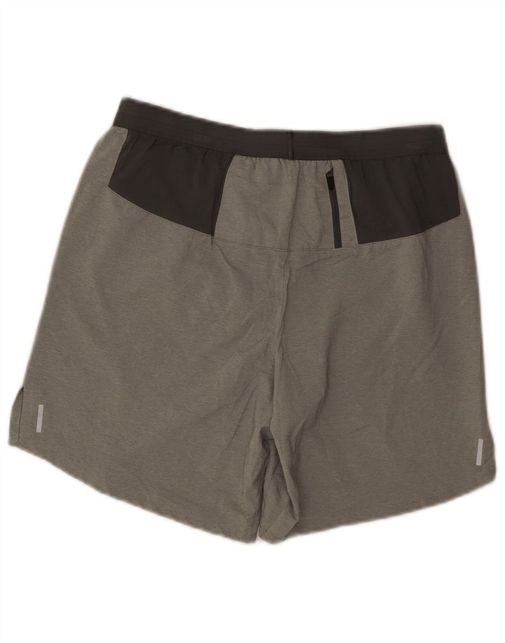 Женские спортивные шорты Nike Dri Fit UK 10, маленькие серые, полиэстер