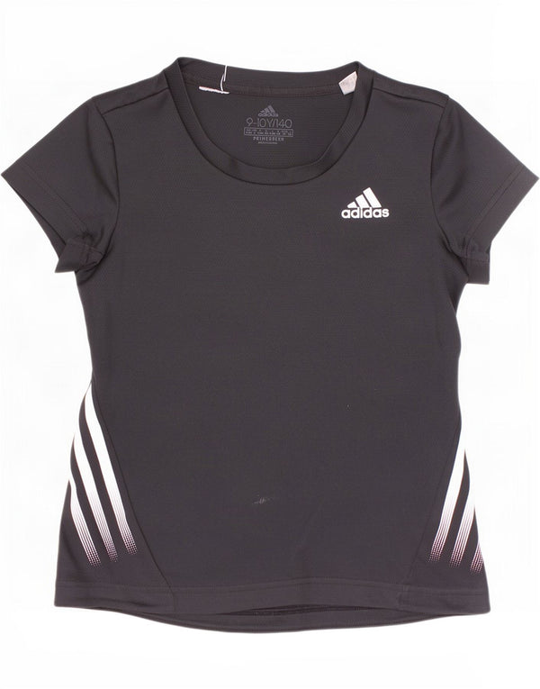 Футболка Adidas для мальчиков Aeroready, топ 9-10 лет, черный полиэстер