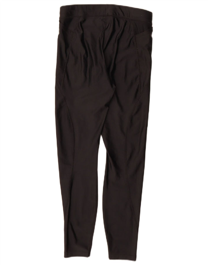 Женские леггинсы Nike Dri Fit UK 8, маленькие черные полиэстер