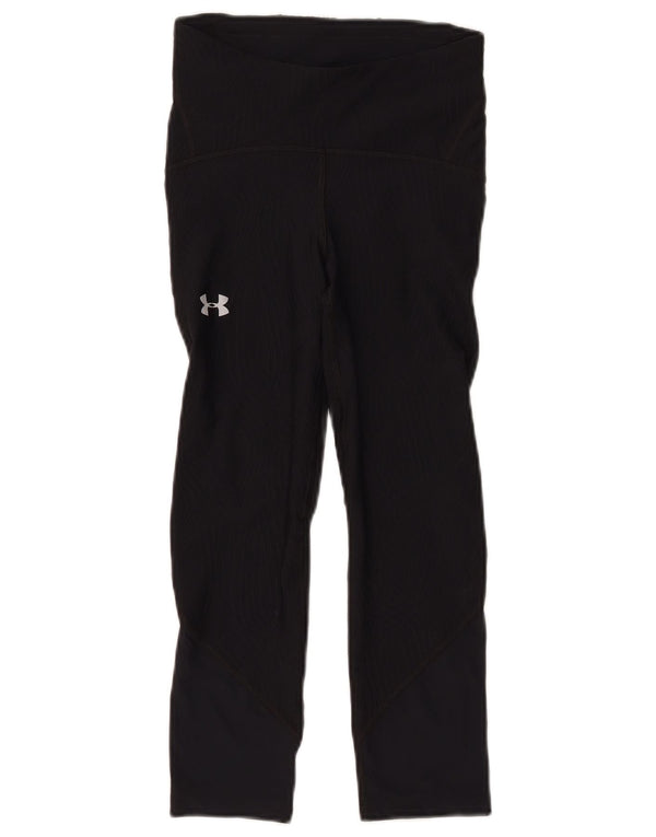 Женские леггинсы-капри Under Armour Heat Gear UK 4 XS, черный полиэстер