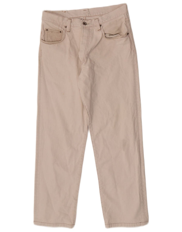 PEPE Jeans Мужские прямые джинсы W32 L28 Белый хлопок