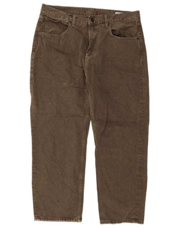 Женские прямые джинсы Zara EU 46 2XL W36 L26 Хаки