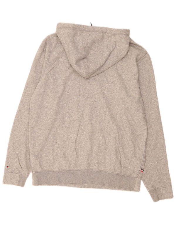 Мужской джемпер с капюшоном Tommy Hilfiger, большой серый, хлопок