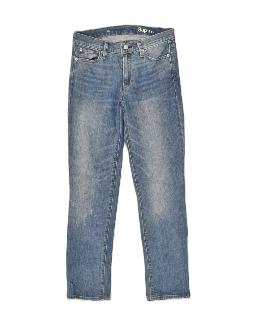 GAP Womens Slim Jeans W26 L28 Blue Cotton | Vintage Gap | Thrift | Second-Hand Gap | Used Clothing | Messina Hembry 