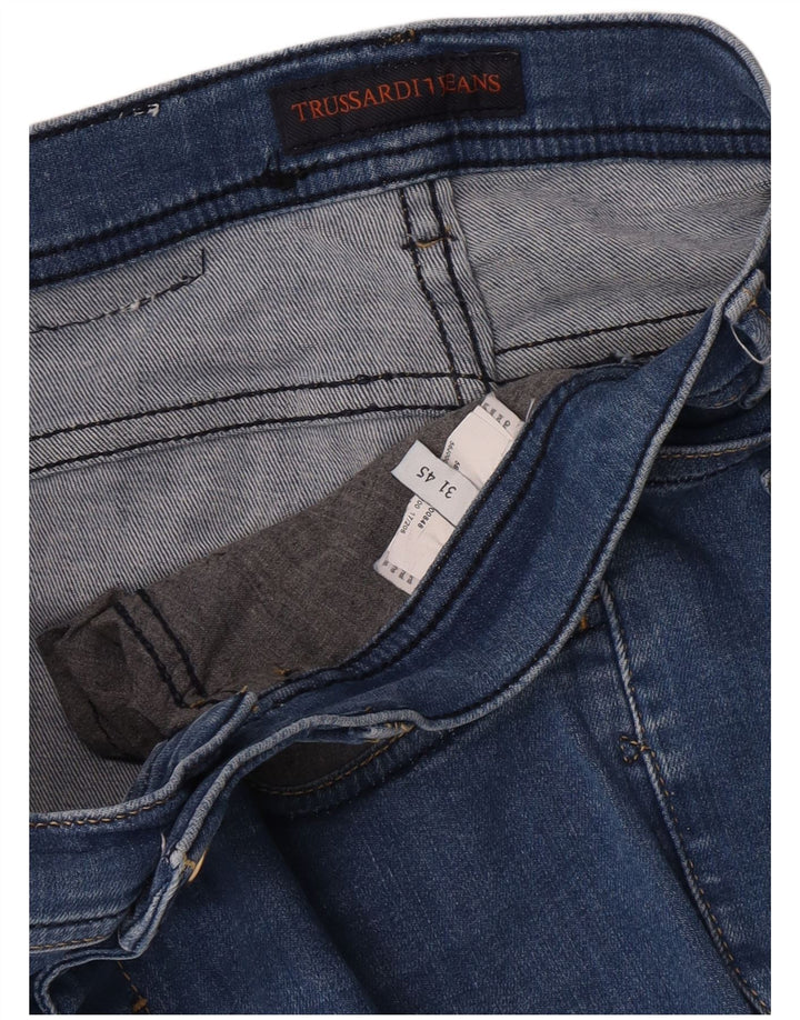 Женские узкие джинсы Trussardi W31 L26 синие