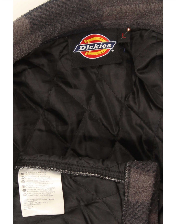 Мужская фланелевая рубашка Dickies Lumberjack, большая темно-синяя клетка из полиэстера