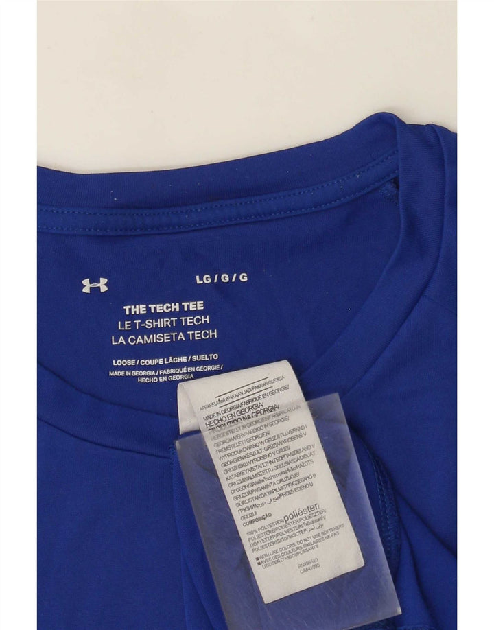 Мужская футболка Under Armour, большой синий полиэстер
