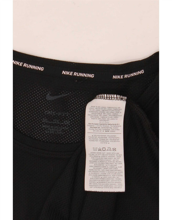 Мужская футболка Nike Dri Fit 2XL, черный полиэстер