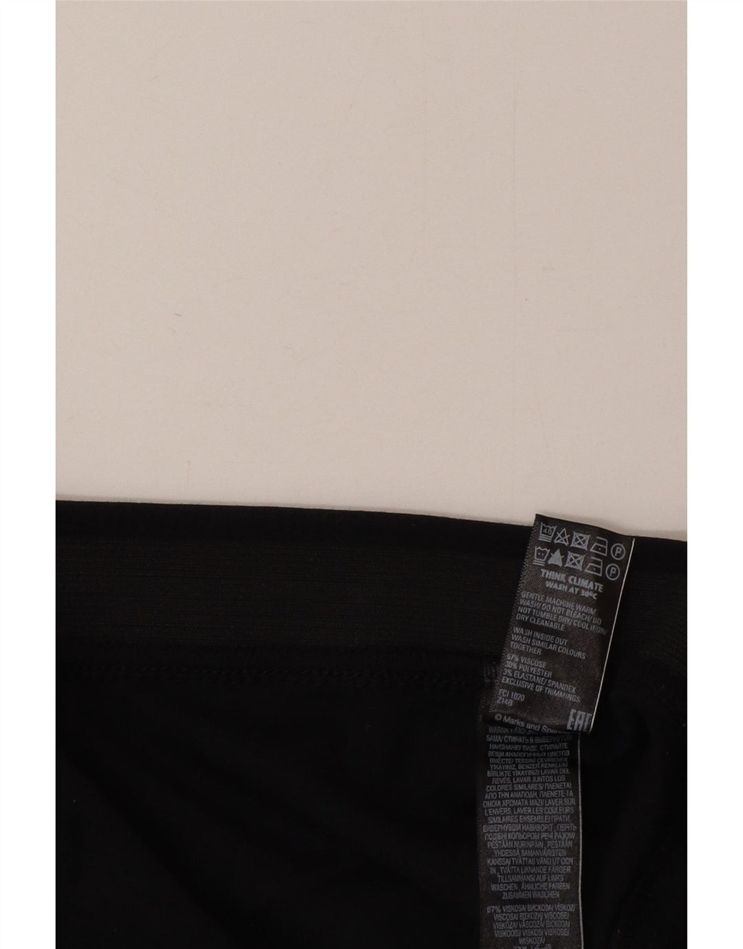 Женские спортивные брюки Marks & Spencer UK 20 2XL, черные вискозы