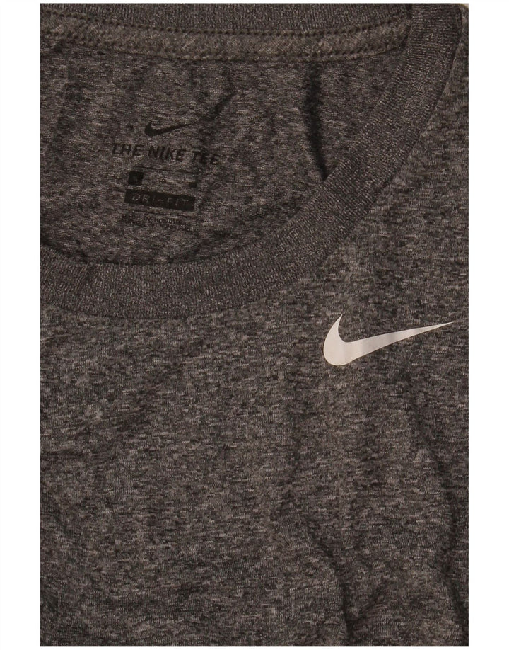 Мужская футболка Nike Dri Fit Top XL серая в крапинку