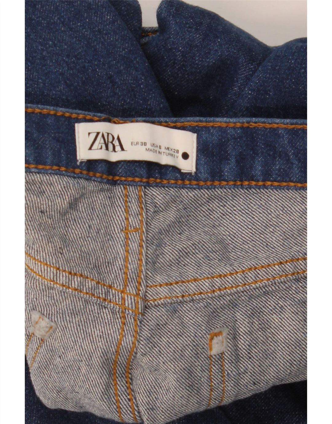 Женские джинсы Bootcut ZARA EU 38, маленькие W28 L34, синие