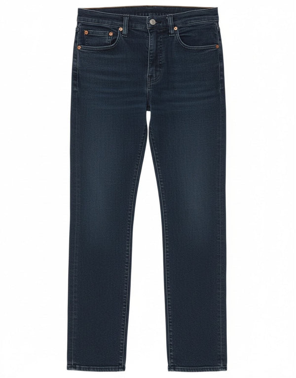 Мужские зауженные джинсы Levi's 502 W32 L30 синие, хлопок