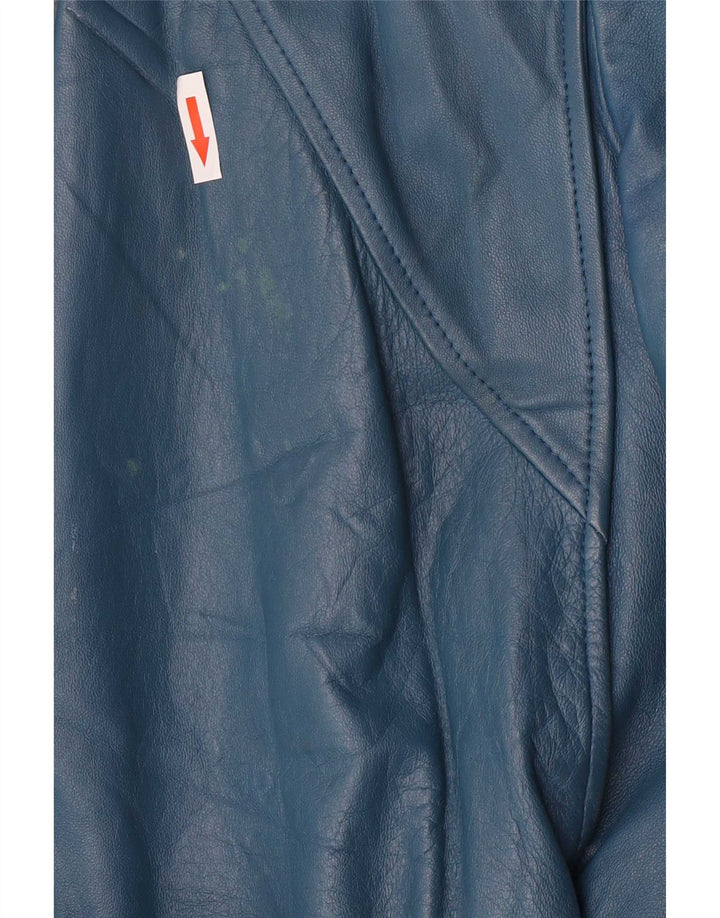 Женская кожаная куртка Chagall IT 44 Medium Blue