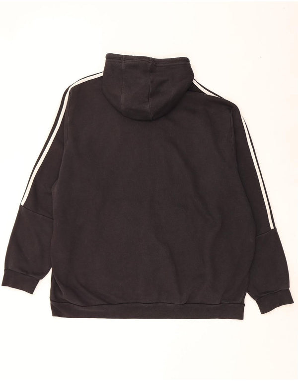 Мужской джемпер с капюшоном Adidas 3XL, черный хлопок