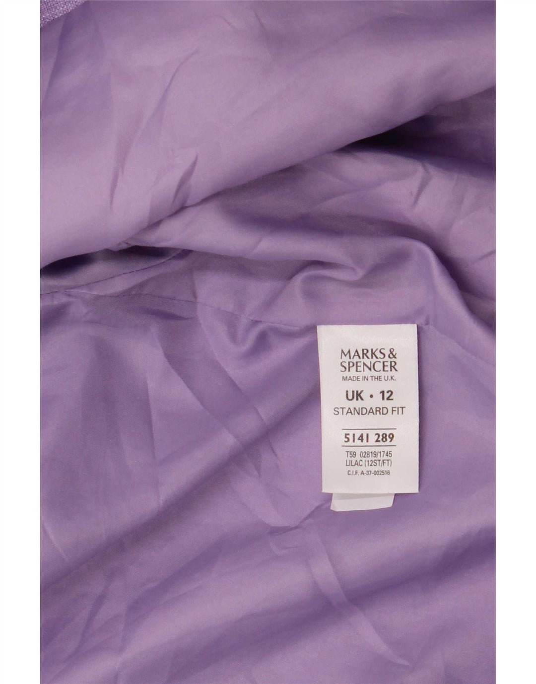 Женский пиджак Marks & Spencer Standard на 1 пуговице, Великобритания 12, средний фиолетовый