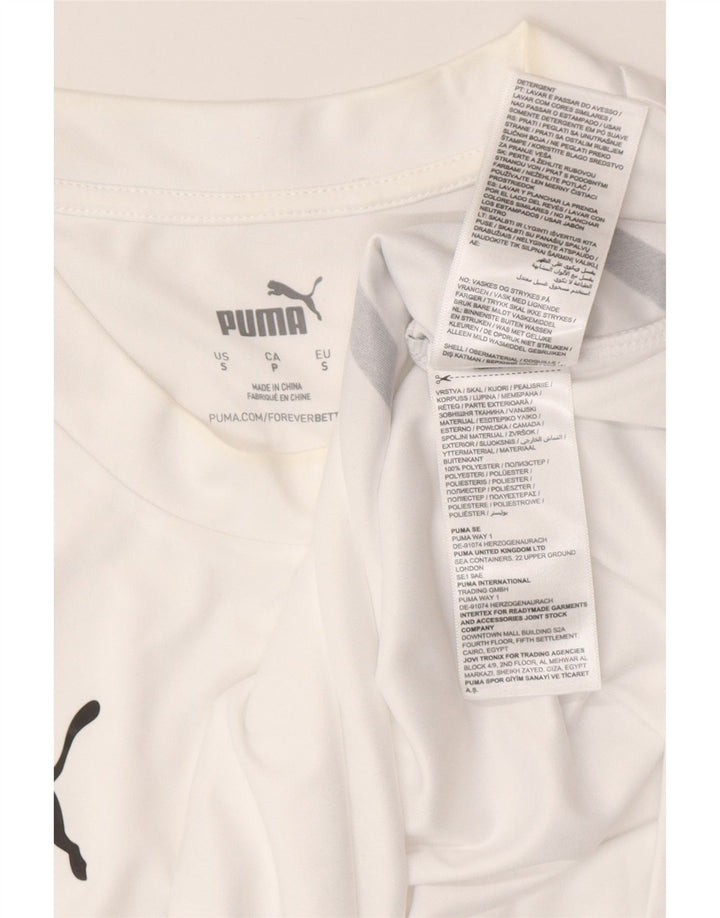Мужская футболка Puma Deutshland с рисунком, маленькая белая полосатая футболка из полиэстера