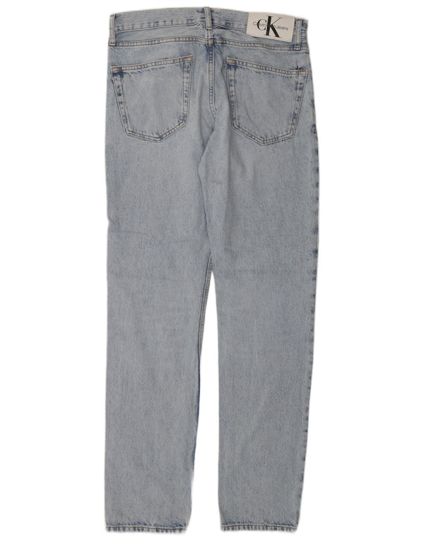 Мужские прямые джинсы Calvin Klein W29 L32, синий хлопок