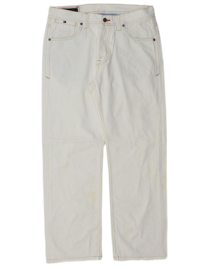 TOMMY HILFIGER Мужские прямые джинсы W34 L29 синие, хлопок